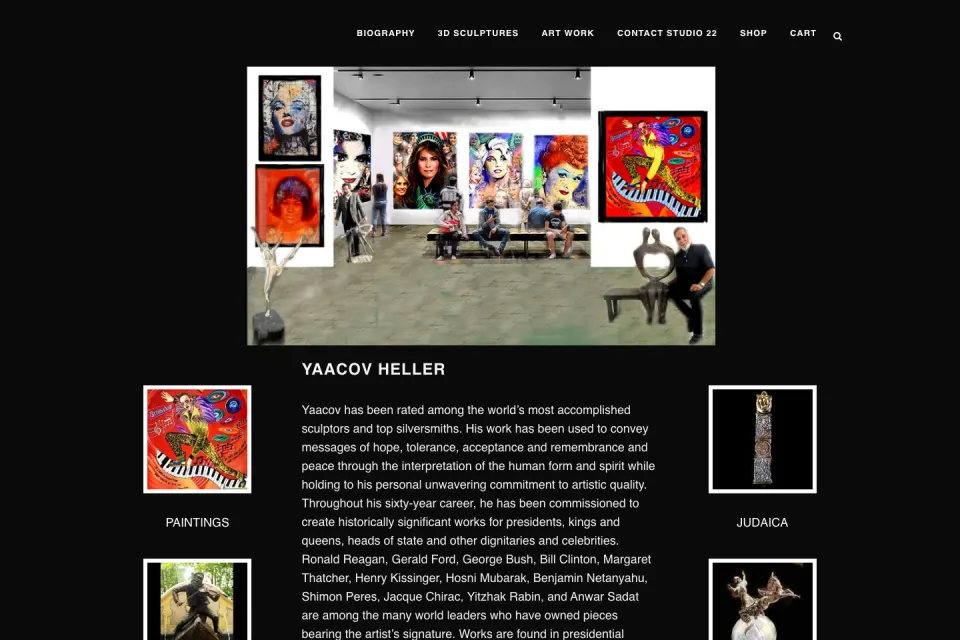 Home page of the Yaacov Heller website